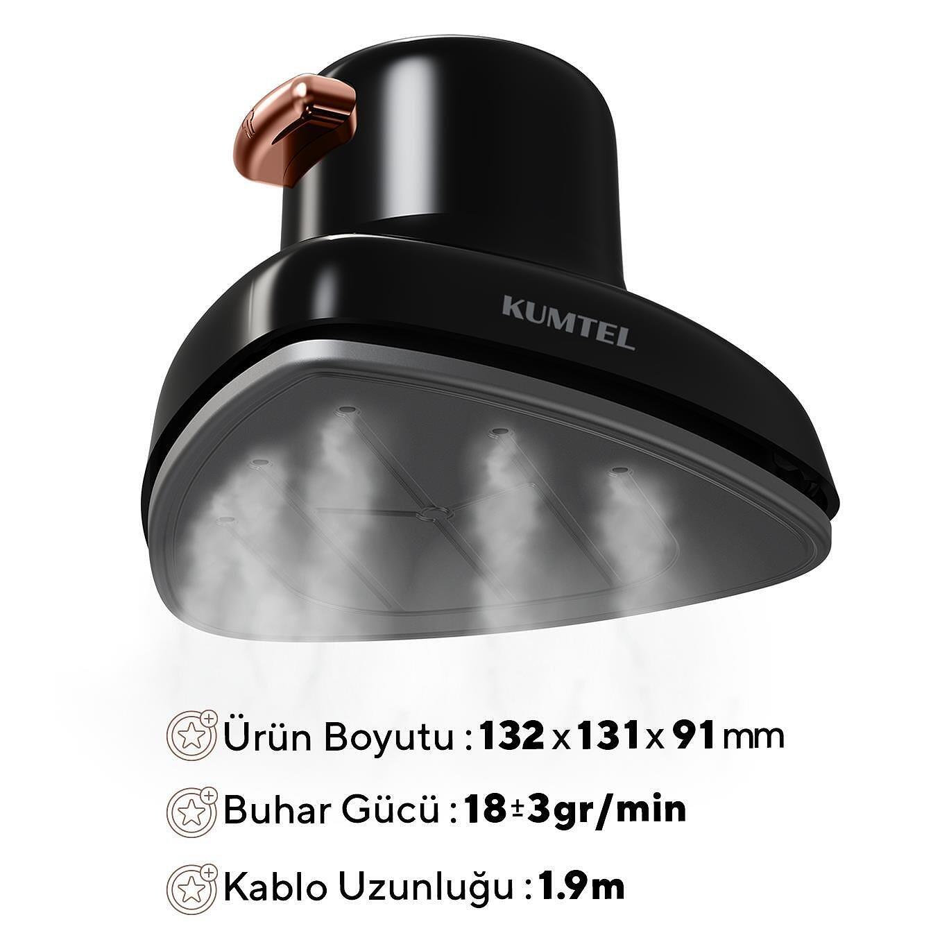 Мини уред за гладене на пара KUMTEL HMGS-04