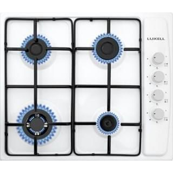 Плот за вграждане 4 газ LUXELL LX-410BF AOA бял /602536