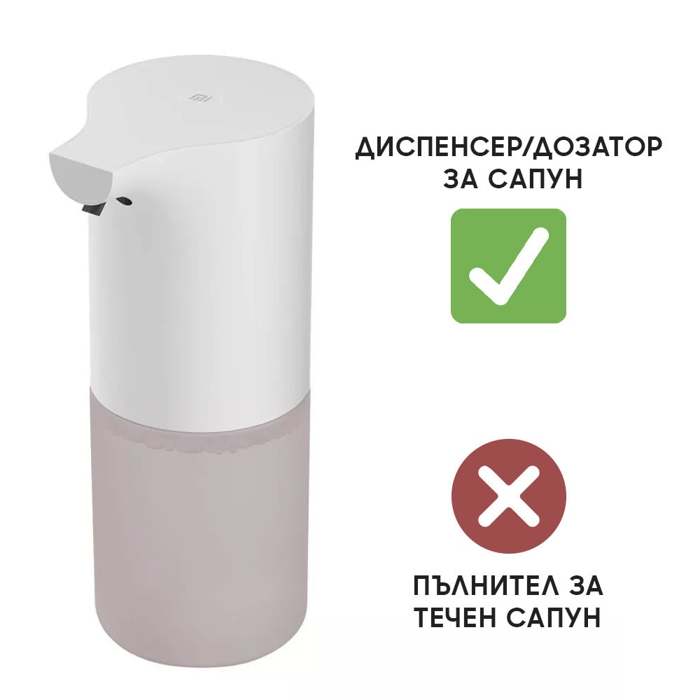 Автоматичен дозатор/диспенсър на сапун (без пълнител) Xiaomi Mi Automatic Foaming Soap Dispenser