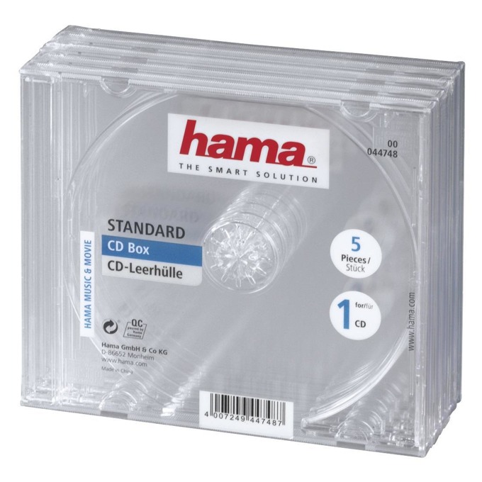 Кутия за CD/DVD HAMA Jewel Case