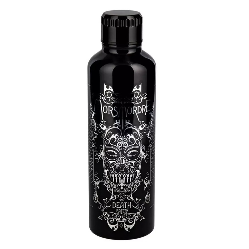 Бутилка за вода Paladone Harry Potter: Death Eater - Metal Water Bottle