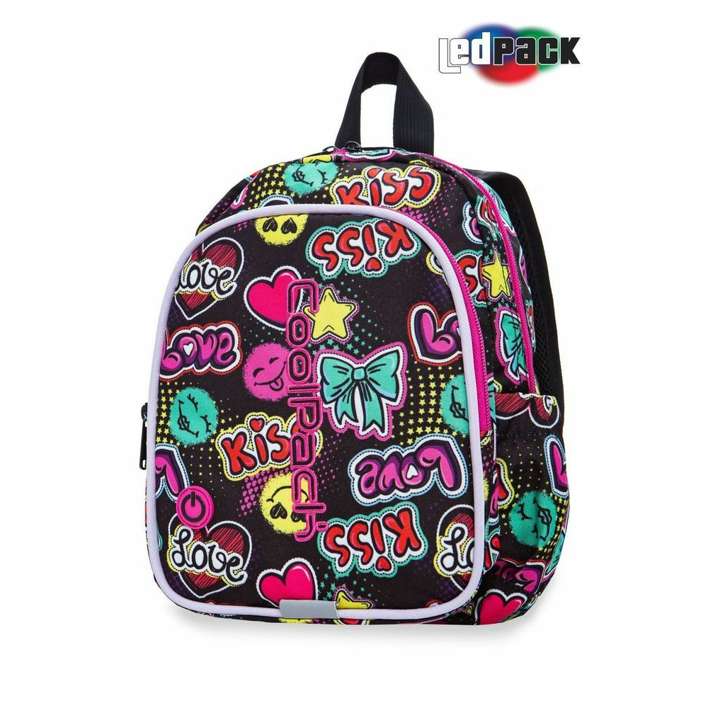 Светеща раница за детска градина CoolPack LED Emoticons Bobby
