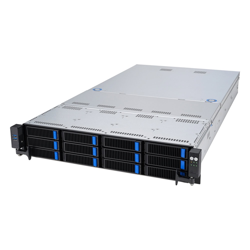 Barebone сървър Asus RS521A-E12-RS12U/1G/1.6kW/12NV