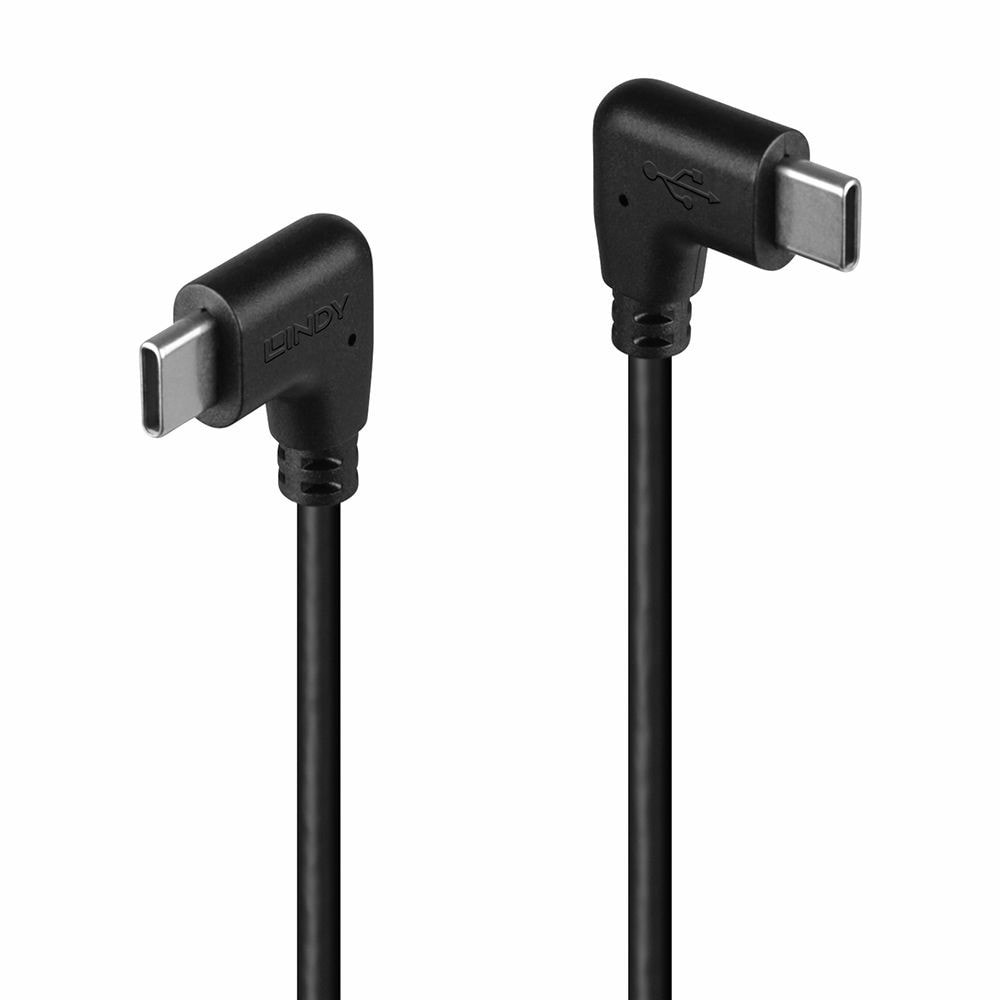 Кабел (USB-C 90°) Lindy