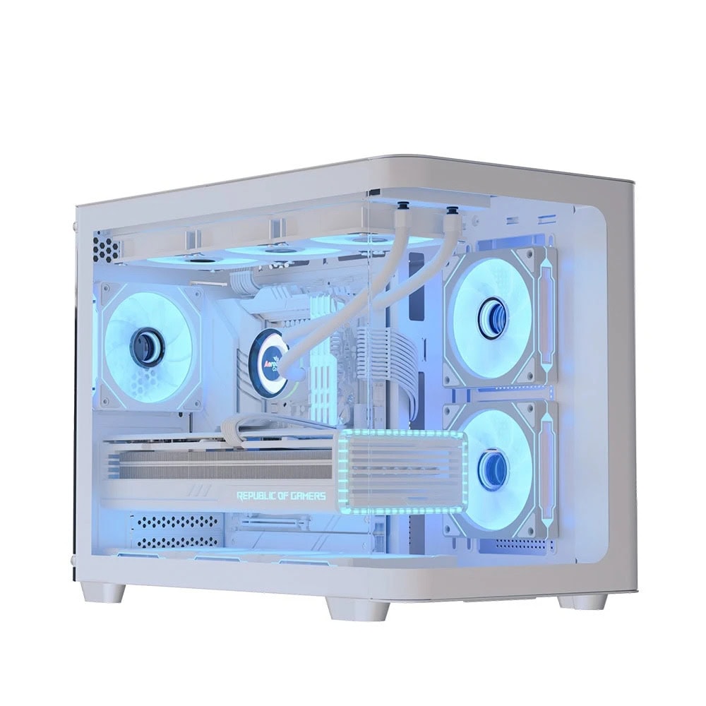 Кутия AeroCool P300C-G-WT-v1