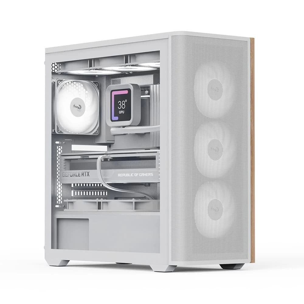 Кутия AeroCool D501A Wood
