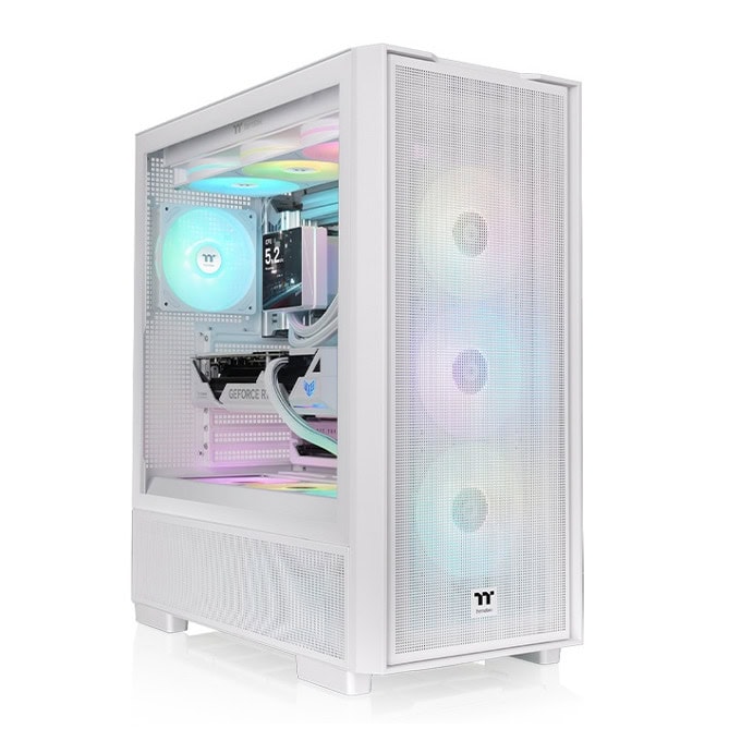 Кутия Thermaltake S380 TG ARGB Mid Tower Chassis Snow