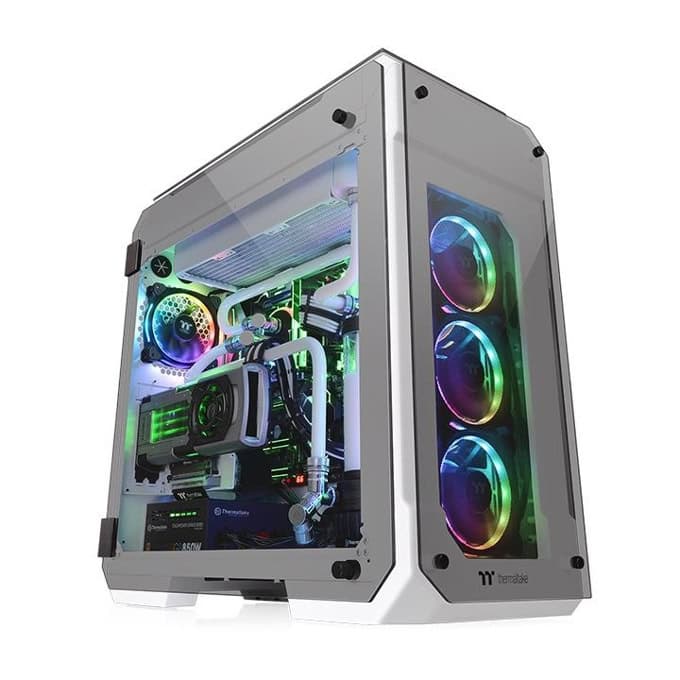 Кутия Thermaltake View 71 Tempered Glass ARGB Snow (CA-1I7-00F6WN-00)
