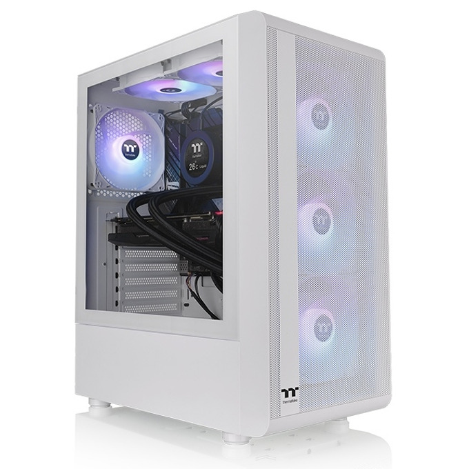 Кутия Thermaltake S200 TG ARGB Snow