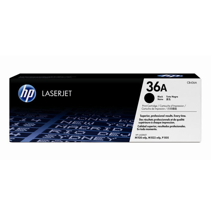 Касета за HP LASER JET P1505 - M1120 MFP Series/M1522 MFP Series/P1500 Series - Black - P№ CB436A - заб.: 2000k