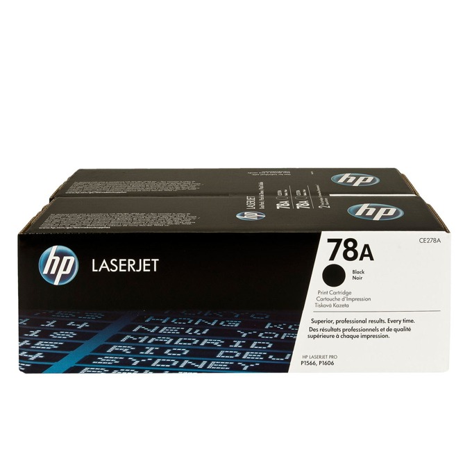 Касета за HP LASER JET PRO P1566/P1606 - Black Twin Pack - P№ CE278AD - ' заб.: 2x2100 брой копия