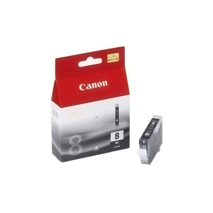 Касета CANON PIXMA iP 4200/5200/5200R/6600D/ MP 500/800 - Black ink tank - P№ 0620B001/ CLI-8BK - заб.: 13ml