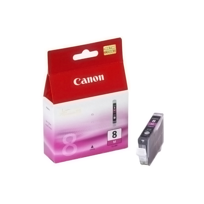 Касета CANON PIXMA iP 4200/5200/5200R/6600D/ MP 500/800 - Magenta ink tank - P№ 0622B001/CLI-8M - заб.: 13ml