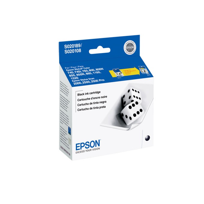 Касета за EPSON STYLUS 740/760/860/1160 - Black - P№ S020189 - ST
