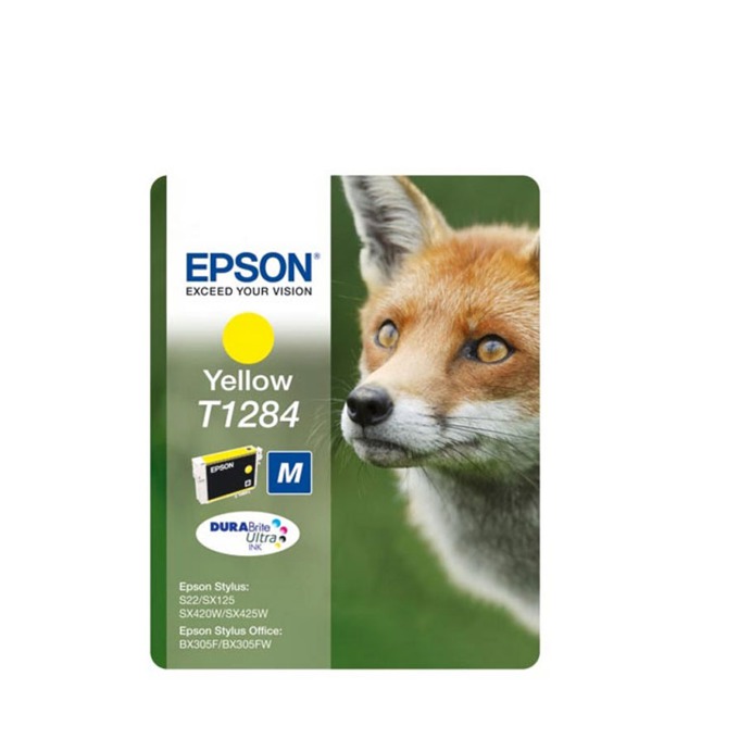 Касета за EPSON STYLUS S22/SX125/420W/425W/BX305F - Yellow - P№ C13T12844010 - заб.: 3.5ml