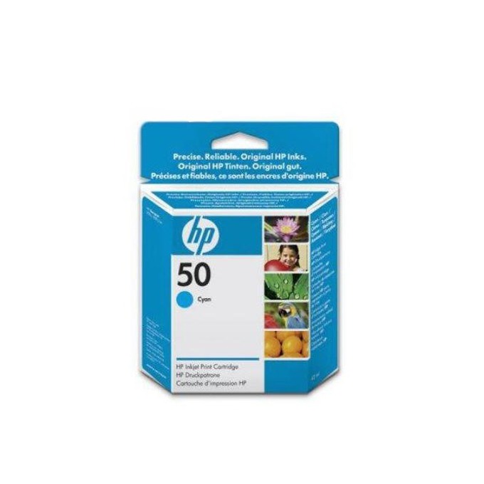 Касета HEWLETT PACKARD DesignJet 250C/650C - Cyan - P№ 51650CE - заб.: 42ml