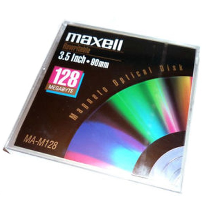 Магнито - оптичен диск MAXELL 128 MB - 512 b/s