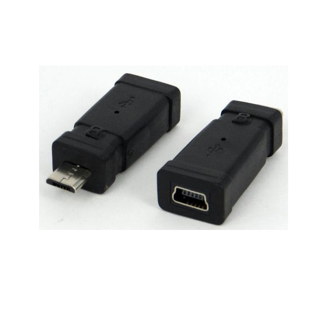 Преходник от USB microB(м) към USB miniB(ж)