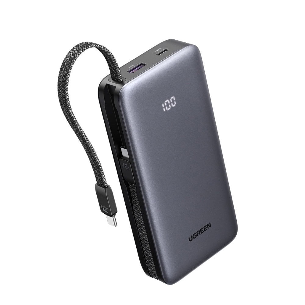 Външна батерия/power bank/ Ugreen With Built-in USB-C Cables