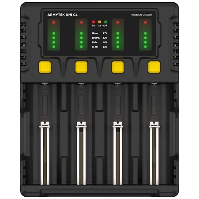 Зарядно устройствo Armytek Uni C4 Plug Type C (A04501C)