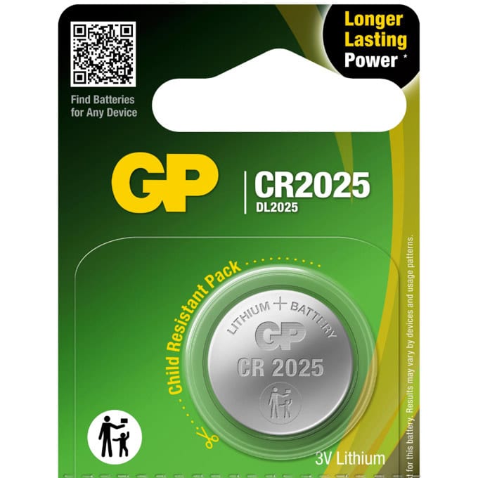 Батерия литиева GP CR2025