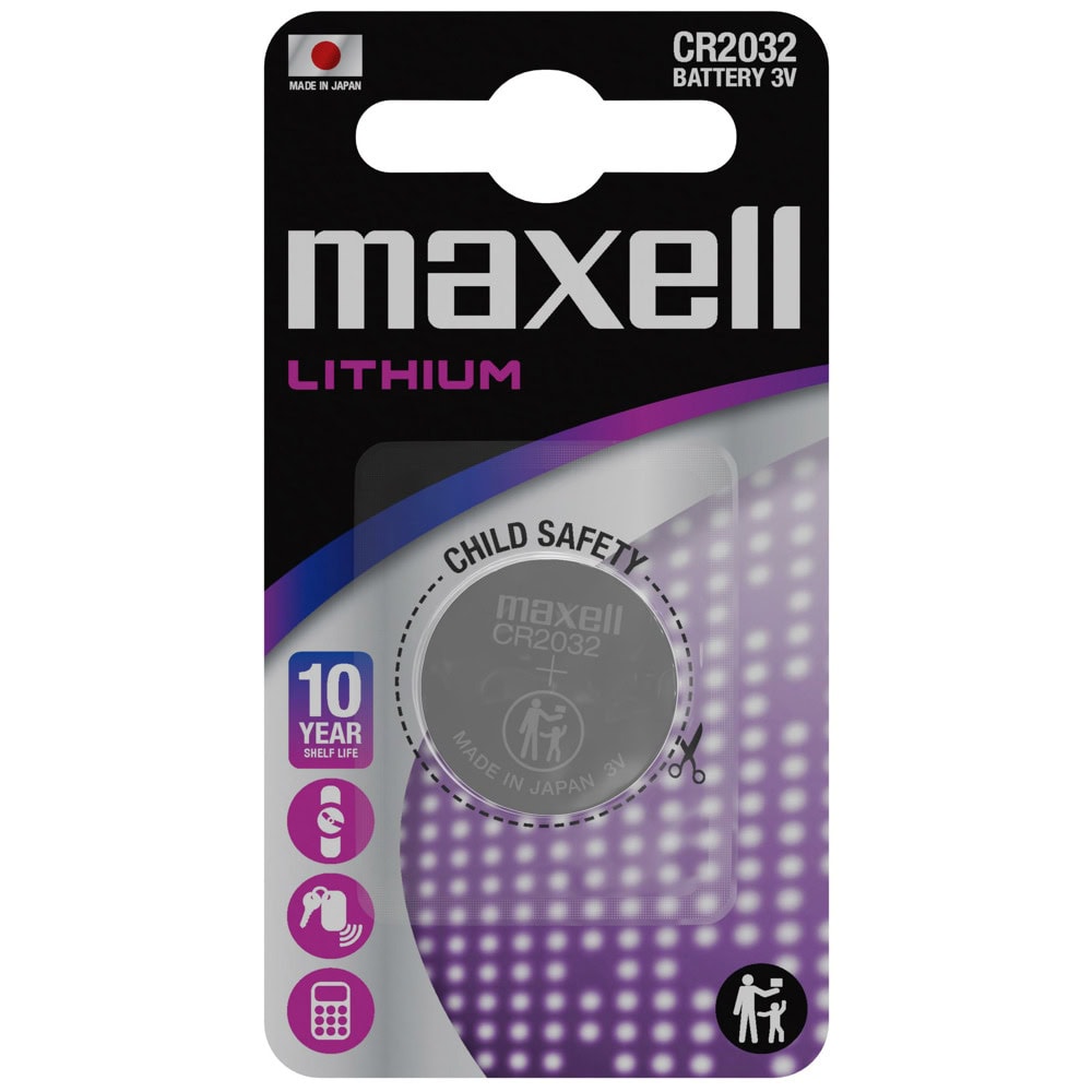 Батерия литиева MAXELL CR-2032