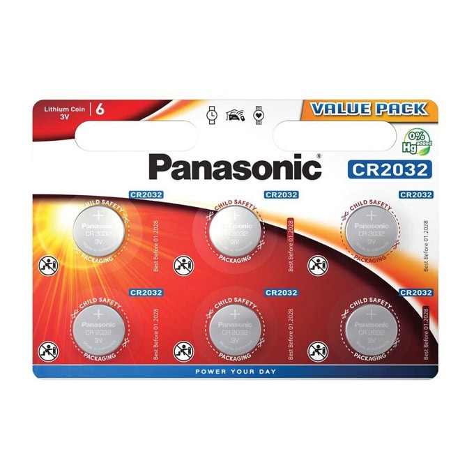 Батерии литиеви Panasonic CR-2032 EL / 6BP