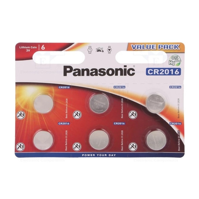 Батерии литиеви Panasonic CR-2016 EL / 6BP