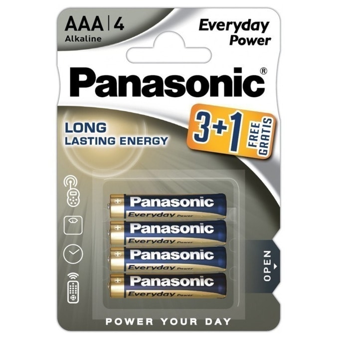 Батерии алкални Panasonic Everyday Power LR03/4BP EPS