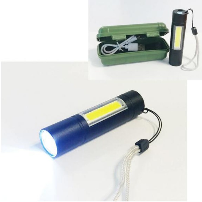 Фенер 510 Mini 2 LEDS BAT Black