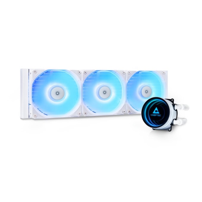 Водно охлаждане за процесор Chieftec Iceberg 360 RGB White
