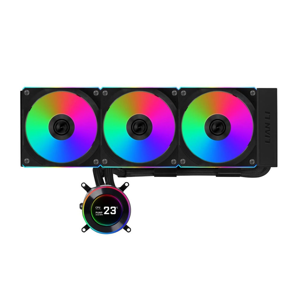 Водно охлаждане за процесор Lian Li HydroShift II LCD-C 360CL Black