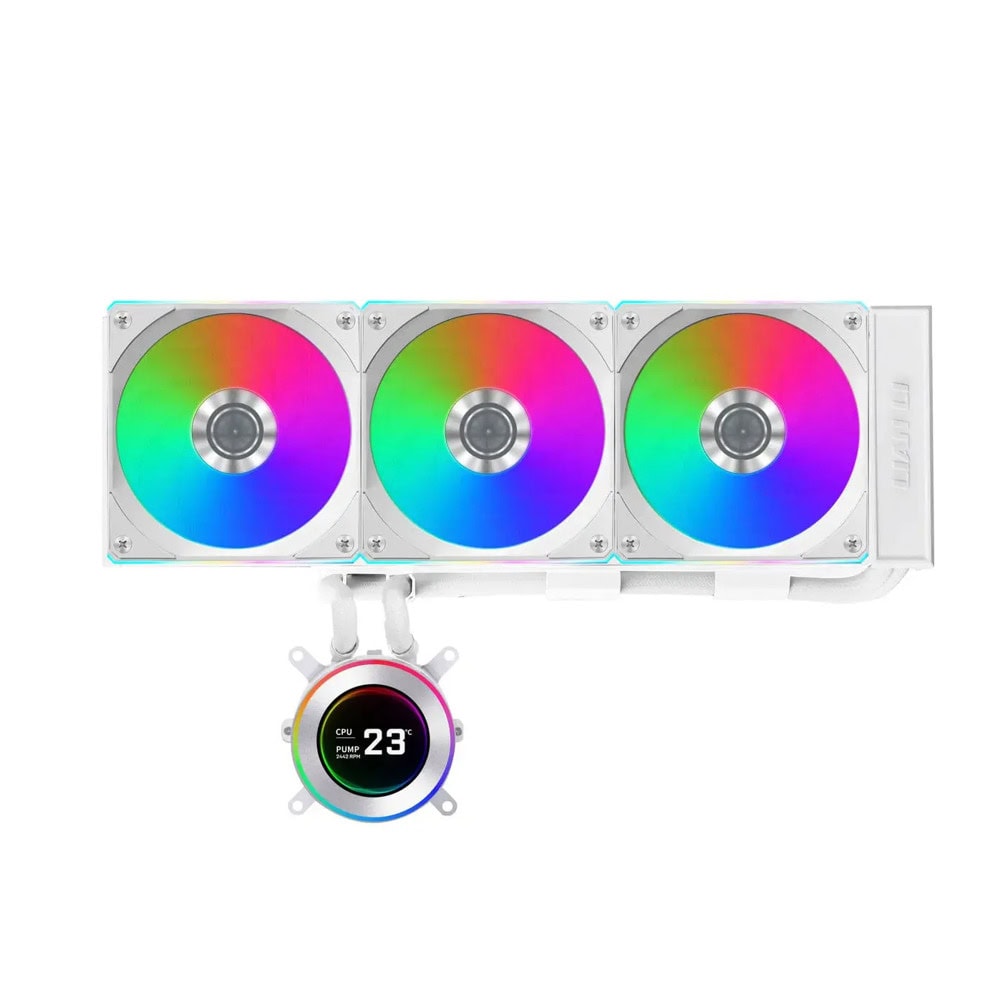 Водно охлаждане за процесор Lian Li HydroShift II LCD-C 360CL White