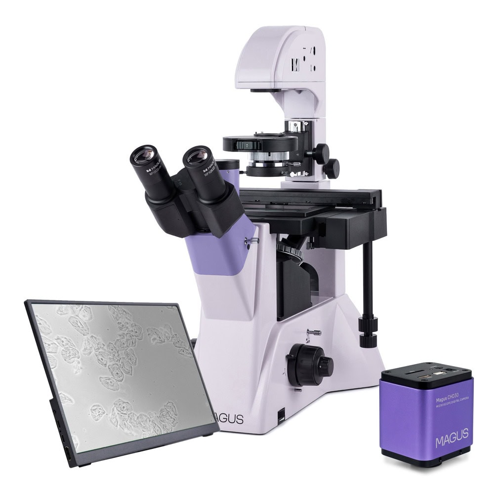 Биологичен тринокулярен цифров микроскоп MAGUS Bio VD350 LCD