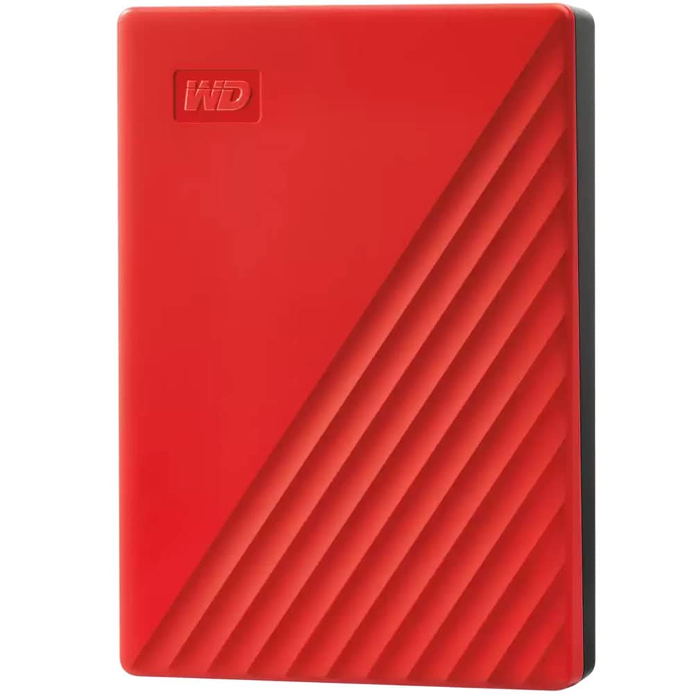 Твърд диск 6TB Western Digital My Passport (WDBR9S0060BRD-WESN)(червен)