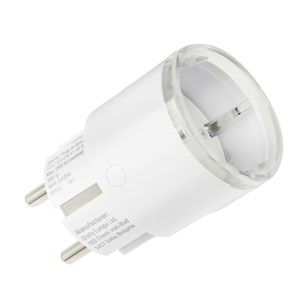 Смарт контакт Shelly Plug S Gen3