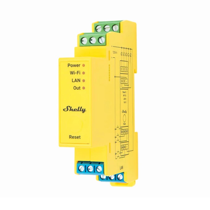 WiFi реле за DIN шина Shelly PRO RGBWW PM