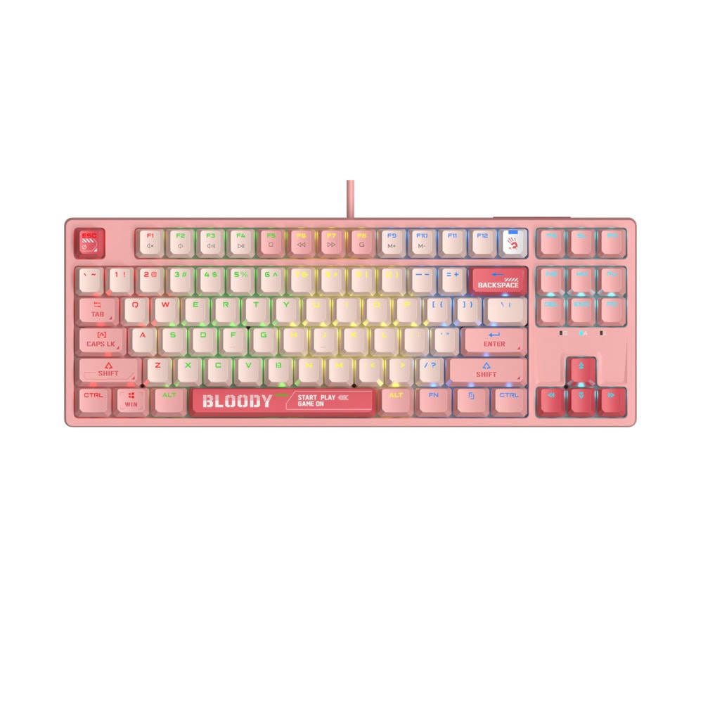 Клавиатура А4tech Bloody Energy Pink S87