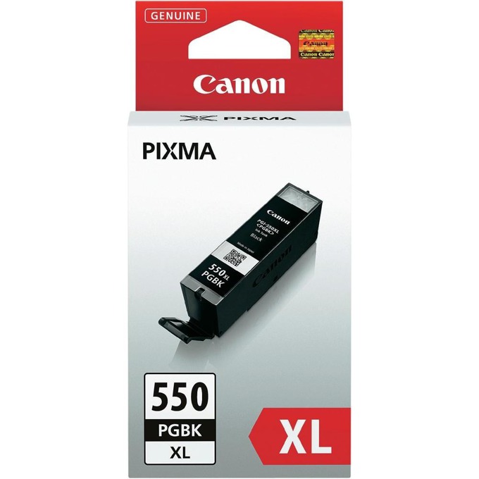 Касета CANON PIXMA iP7250/iP8750/ix6850/MG5450/MG5550/MG5650/MG5655/MG6350/MG6450/MG6650/MG7150/MG7550/MX725/MX925 - Black ink tank - PG-550XL PGBK - P№ BS6431B001AA - заб.: 500p