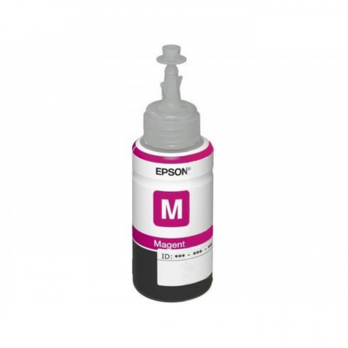 Мастило EPSON L110/L210/L300/L355//L550 Magenta ink bottle 70ml (Нарушена опаковка) - №C13T66434A - Заб.: 6500p