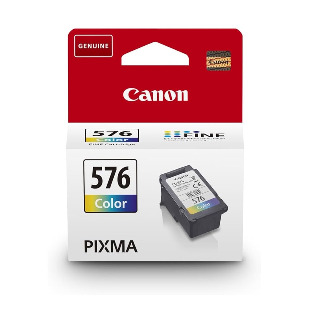Касета за Canon PIXMA TS3550i/TS3551i/TR4750i/TR4751i/TR4755i/TR4756i/TS3750i/TS3751i/TS3752i - C/M/Y - 5442C001AA - Canon CL-576 - Оригинална