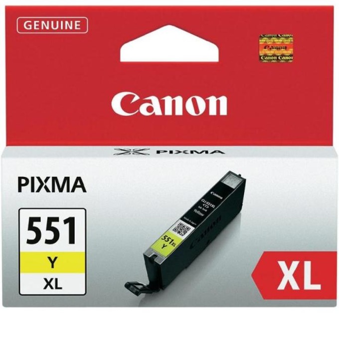 Касета за Canon PIXMA iP7250/MG5450/MG6350 - CLI-551Y-XL - Yellow - заб: 650k