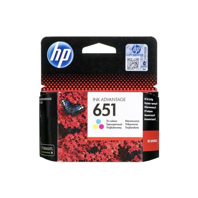 Касета HEWLETT PACKARD DeskJet Ink Advantage 5575/5645 All In One - Color - (651) - P№ C2P11AE - Заб.: 300 брой копия
