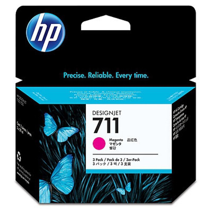 Касета за HP Designjet T120 / T520 ePrinter series - Magenta - (711) - P№ CZ135A - Заб.: 3x29ml