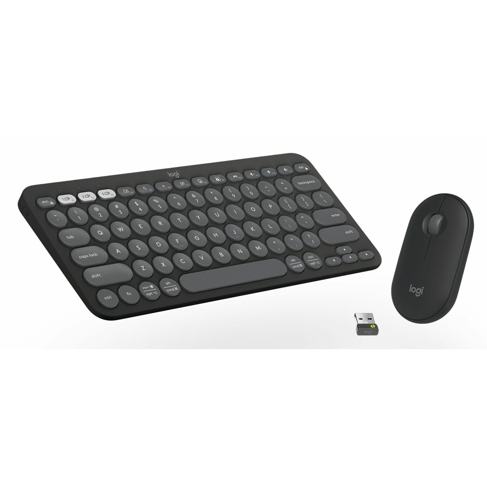 Комплект клавиатура и мишка Logitech Pebble 2 Combo for Mac (K380s Mac + M350s) (920-012244)
