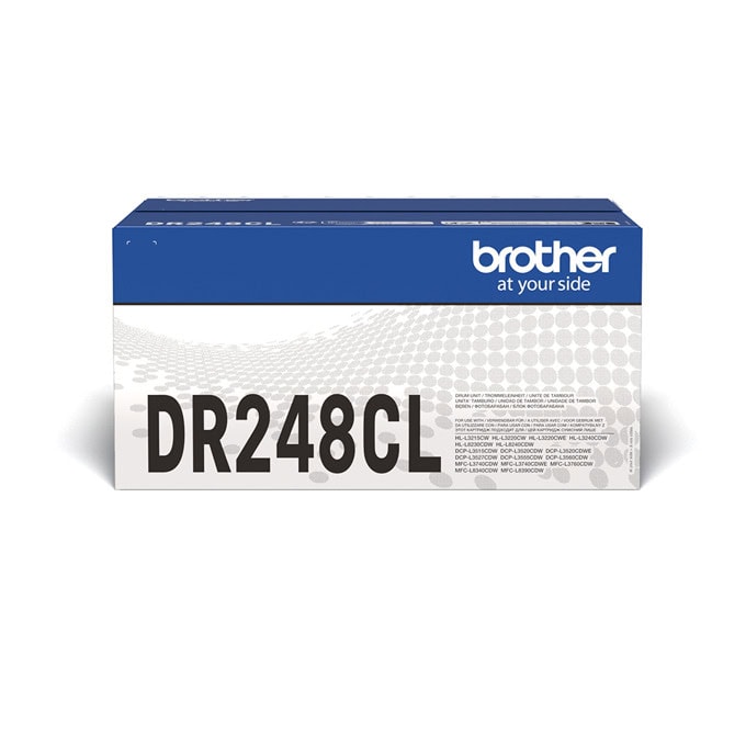 Барабанна касета за Brother DCP L3520CDW/L3560CDW/HL L3220CW/L8230CDW/L8240CDW/MFC L3740CDW/L8340CDW/L8390CDW - BK/C/M/Y - DR-248CL - Brother - Оригинална