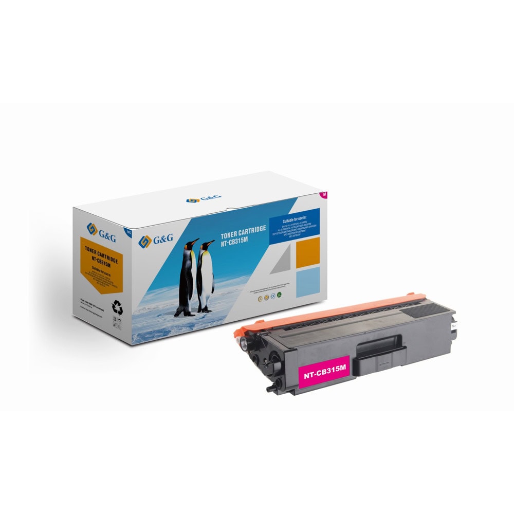 Тонер касета за Brother HL 4150/4170/4570CDW/MFC 9460CDN/9560/9970 - Magenta - TN-320M TN-325M - G&G - Неоригинална