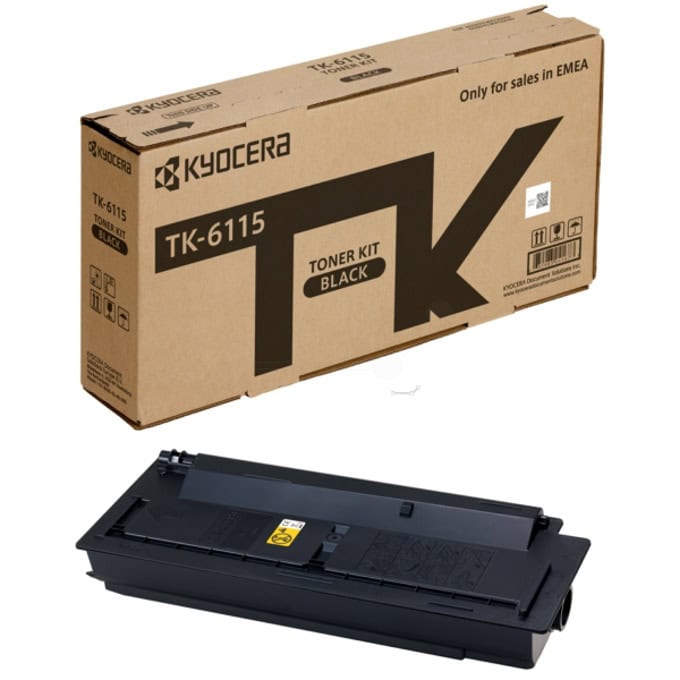 Тонер касета за Kyocera ECOSYS M4125 idn/M4132 idn - Black - 1T02P10NL0 - Kyocera TK-6115 - Оригинална
