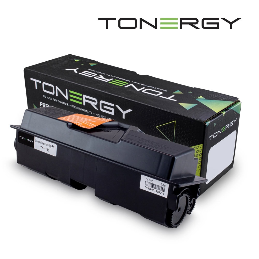 Тонер касета за Kyocera ECOSYS M 2030 dn/2030 dn PN/2530 dn/FS-1030 MFP/FS-1030 MFP DP/FS-1130 MFP/FS-1130 MFP DP - Black - TK-1130/1132/1133 - Tonergy - Неоригинална