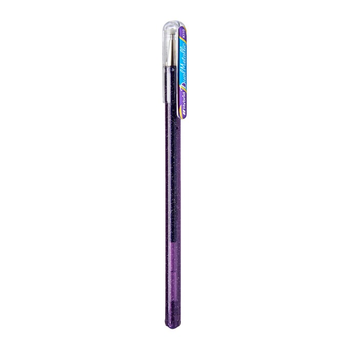 Ролер Pentel Hybrid Dual K110 лилав/син